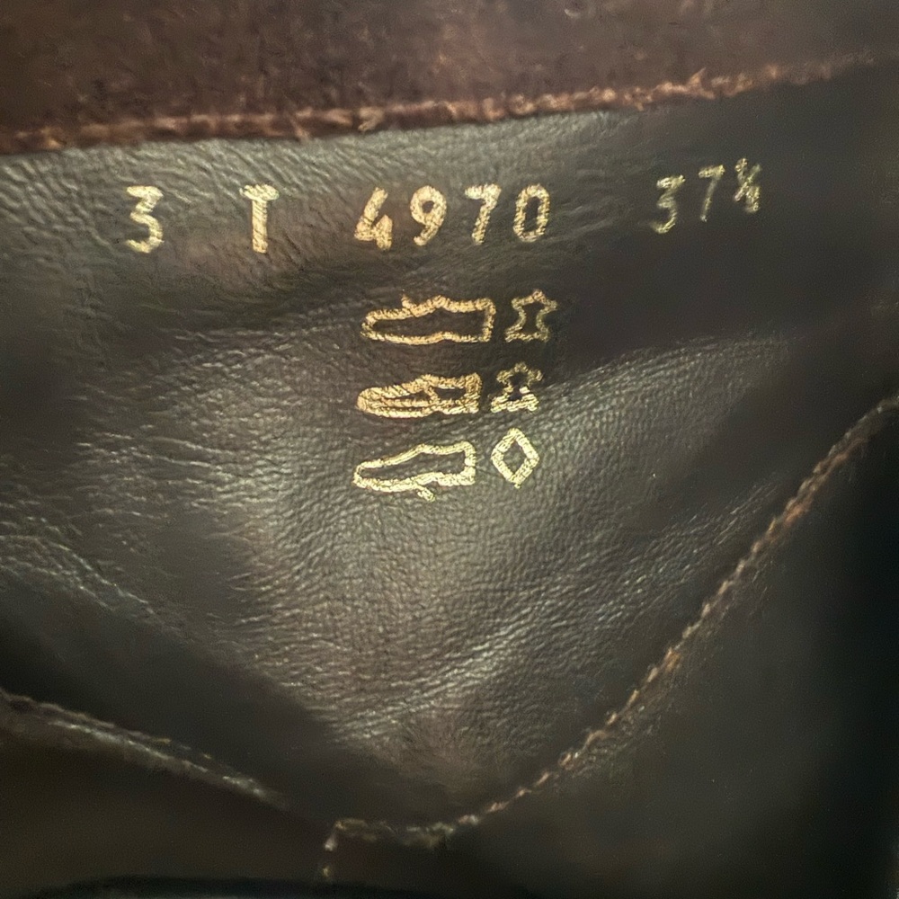 PRADA Brown Suede Wedge Boot - Picture 4 of 5